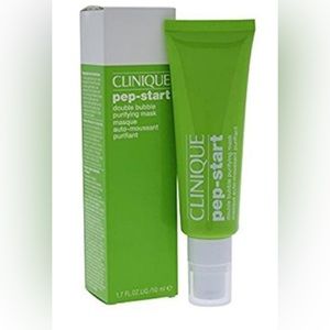NEW Clinique pep-start double bubble purifying mask 1.7 ounces